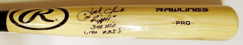 Jack Clark Signed Blonde Baseball Bat with 3 Inscriptions