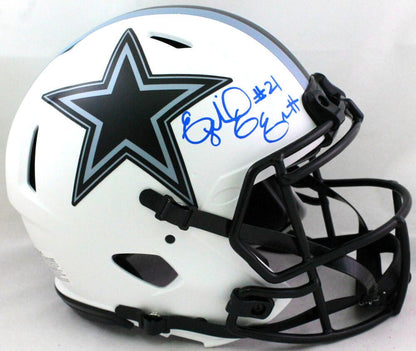Ezekiel Elliott Signed Dallas Cowboys Authentic Lunar Full Size Helmet