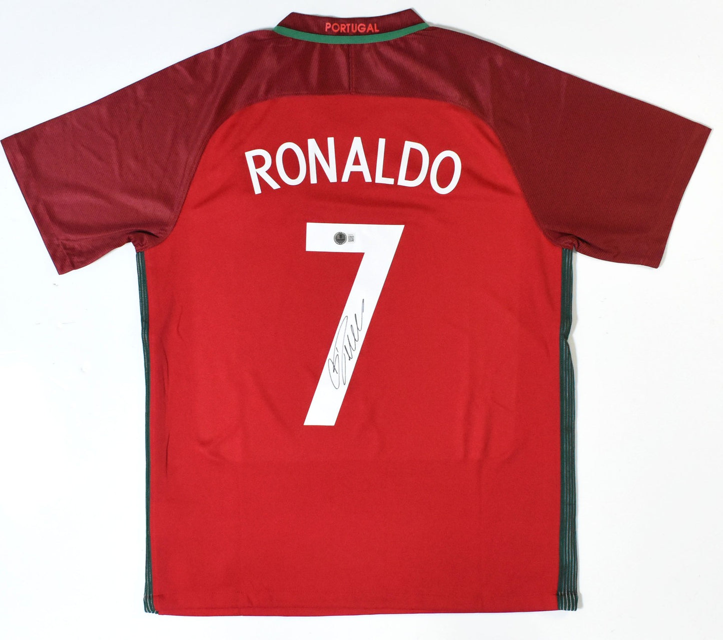 Cristiano Ronaldo Autographed Portugal National Team Home Jersey