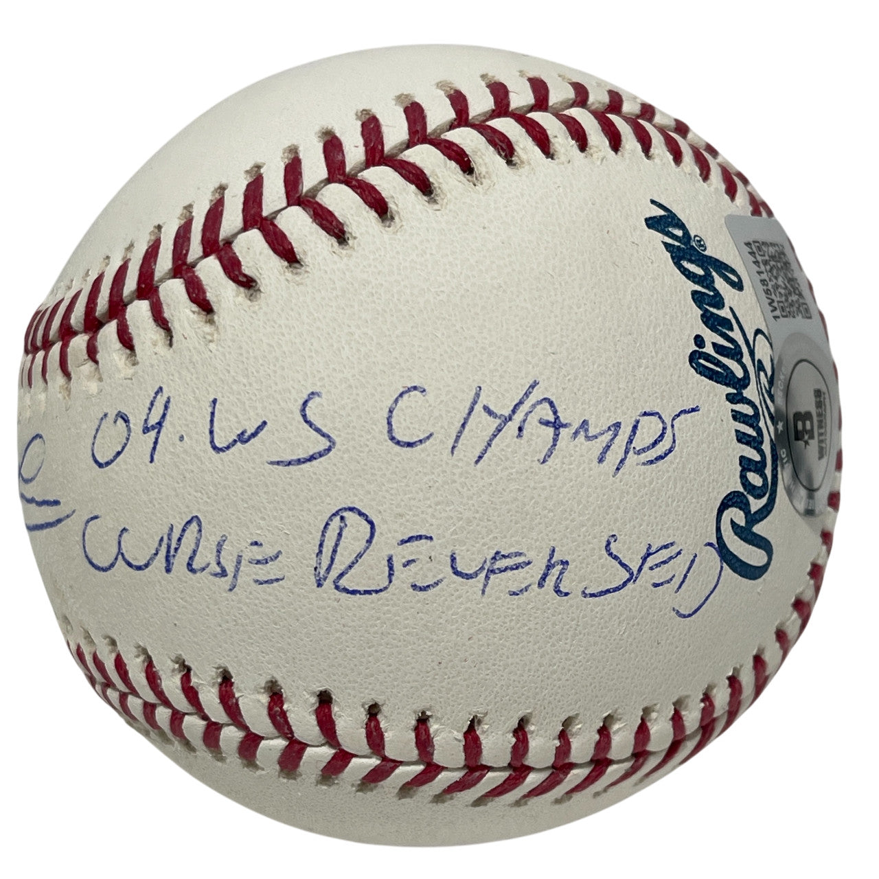 Derek Lowe Signed Official Major League Baseball (2 Inscriptions)