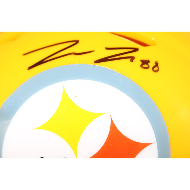 Pat Freiermuth Signed Pittsburgh Steelers Mini Helmet (Beckett Witnessed)