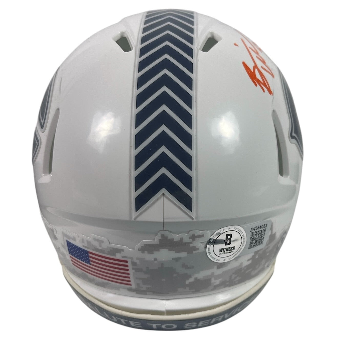 Brian Urlacher Signed Chicago Bears 2024 Salute Mini Helmet HOF 18