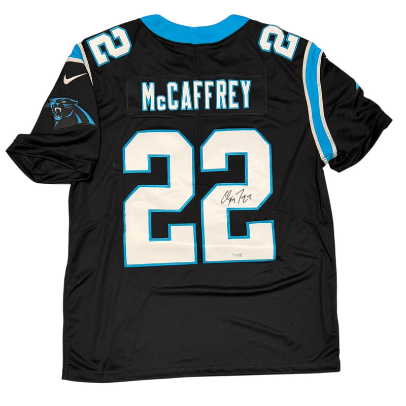 Christian McCaffrey Signed Carolina Panthers Nike Jersey