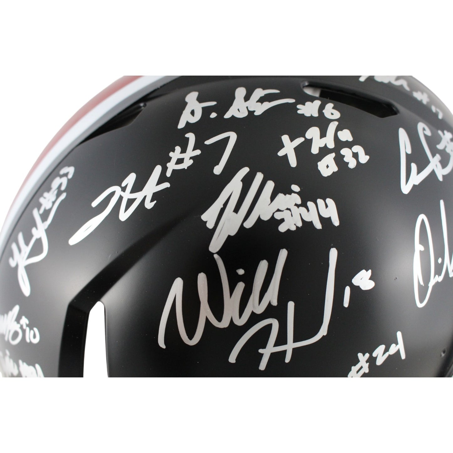 Ohio State Buckeyes Team Signed Authentic Full Size Helmet (19 Signatures)
