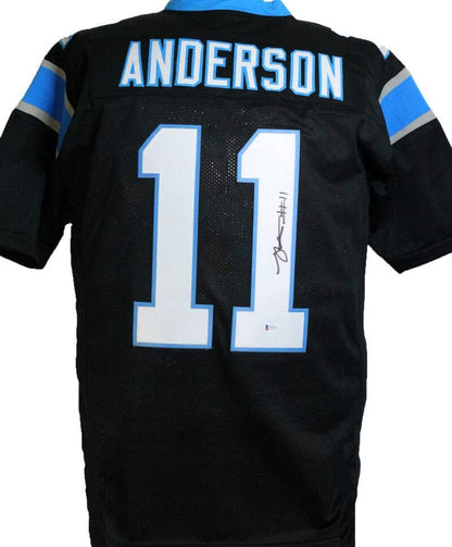 Robby Anderson Signed Black Custom Football Jersey