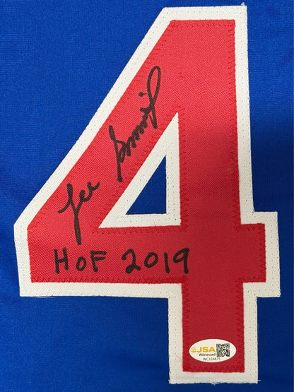 Lee Smith Signed Chicago Cubs Custom Jersey (HOF 2019)