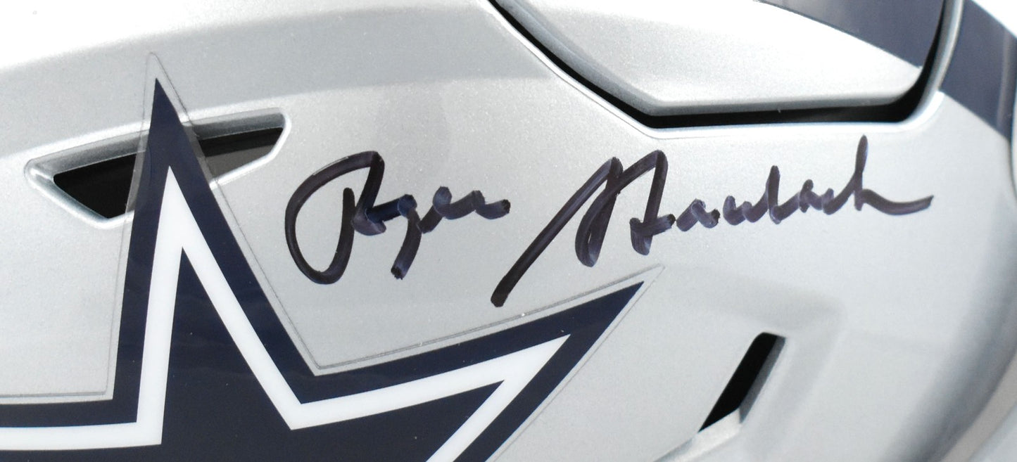 Roger Staubach Signed Dallas Cowboys Mid-Size SpeedFlex Helmet