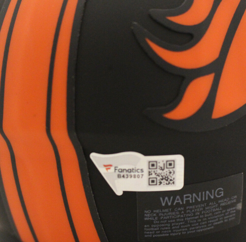 Russell Wilson Signed Denver Broncos Eclipse Speed Mini Helmet