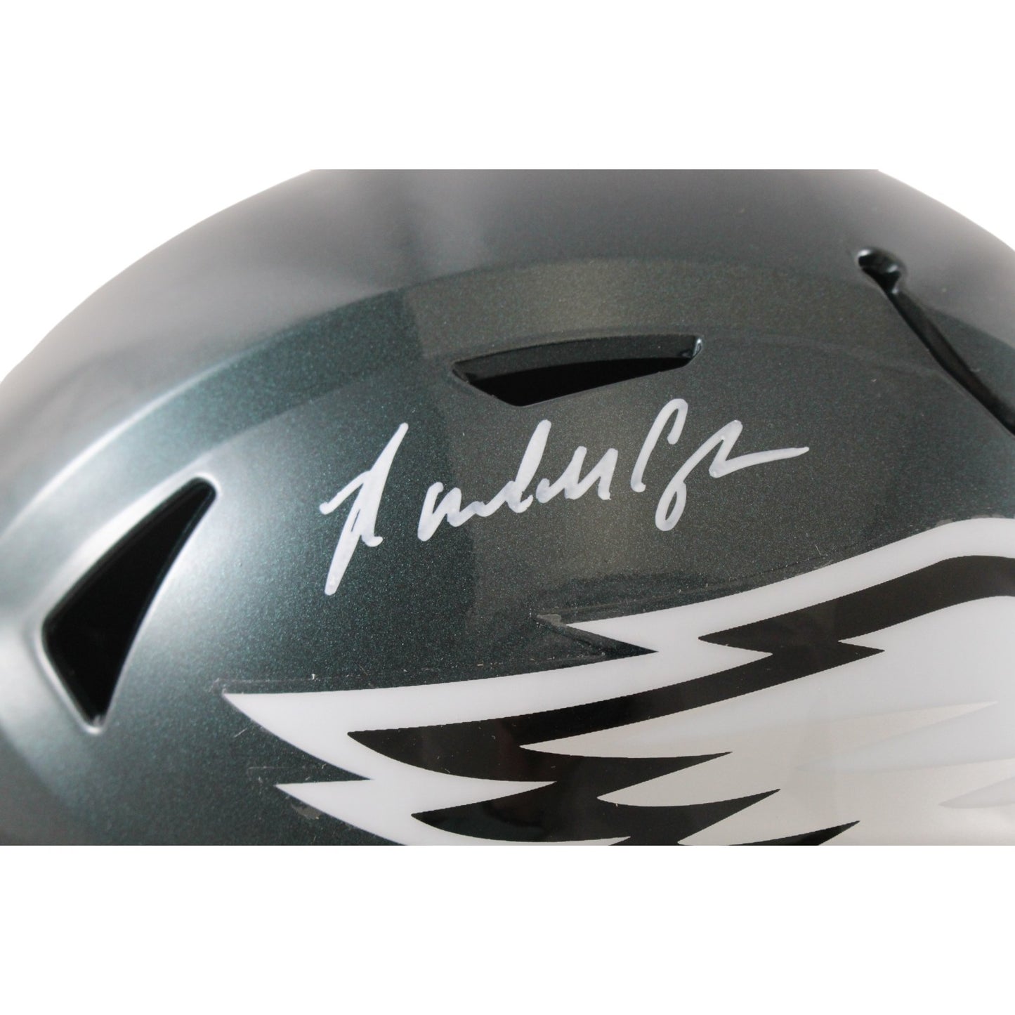 Randall Cunningham Signed Philadelphia Eagles Mid-Size Midi Helmet