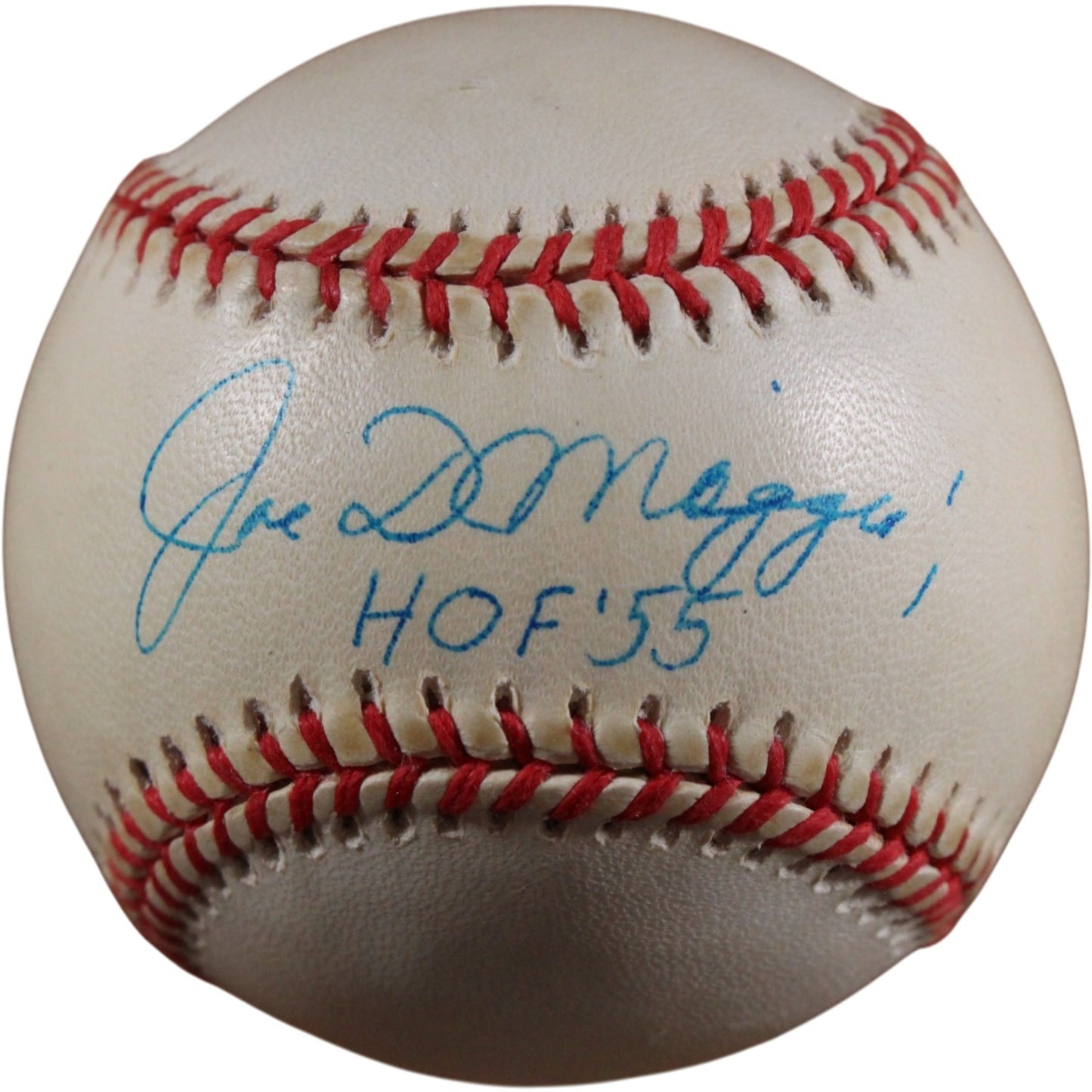 Joe DiMaggio Autographed New York Yankees Official American League Baseball