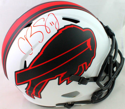 Cole Beasley Autographed Buffalo Bills Lunar Full Size Helmet