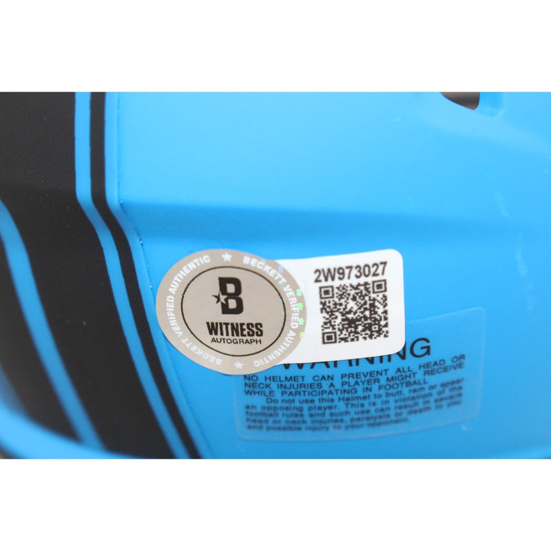 Jameson Williams Detroit Lions Autographed Rave Mini Helmet Beckett