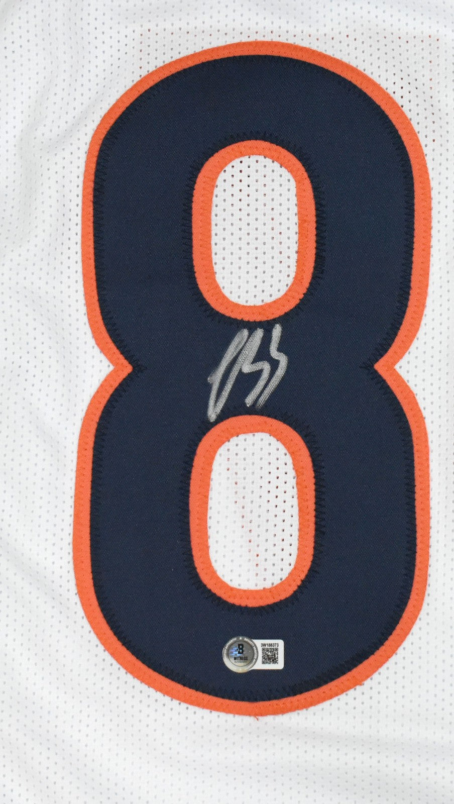 Luther Burden Signed Chicago Bears Custom White Jersey