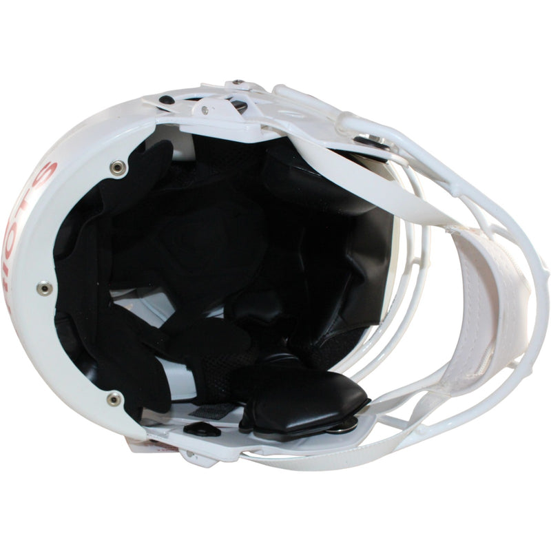 AJ Brown Signed New England Patriots Authentic SpeedFlex Throwback Helmet