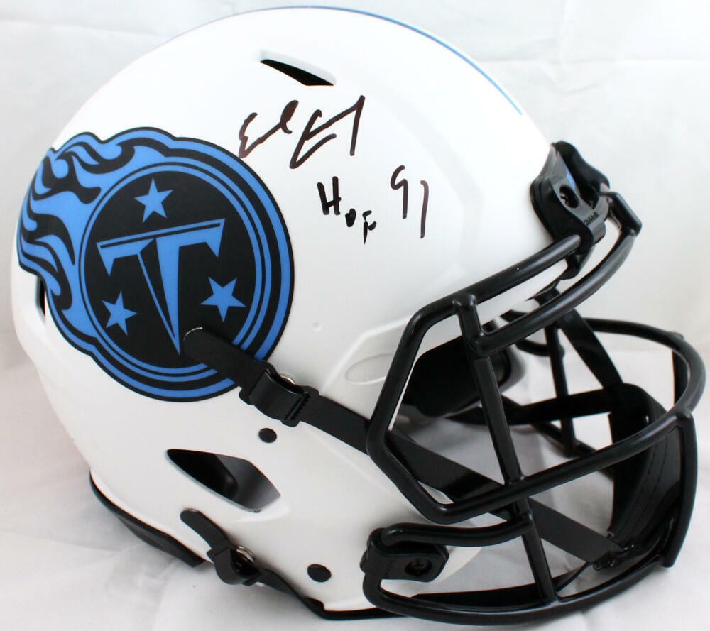 Earl Campbell Signed Tennessee Titans Full Size Lunar Speed Authentic Helmet