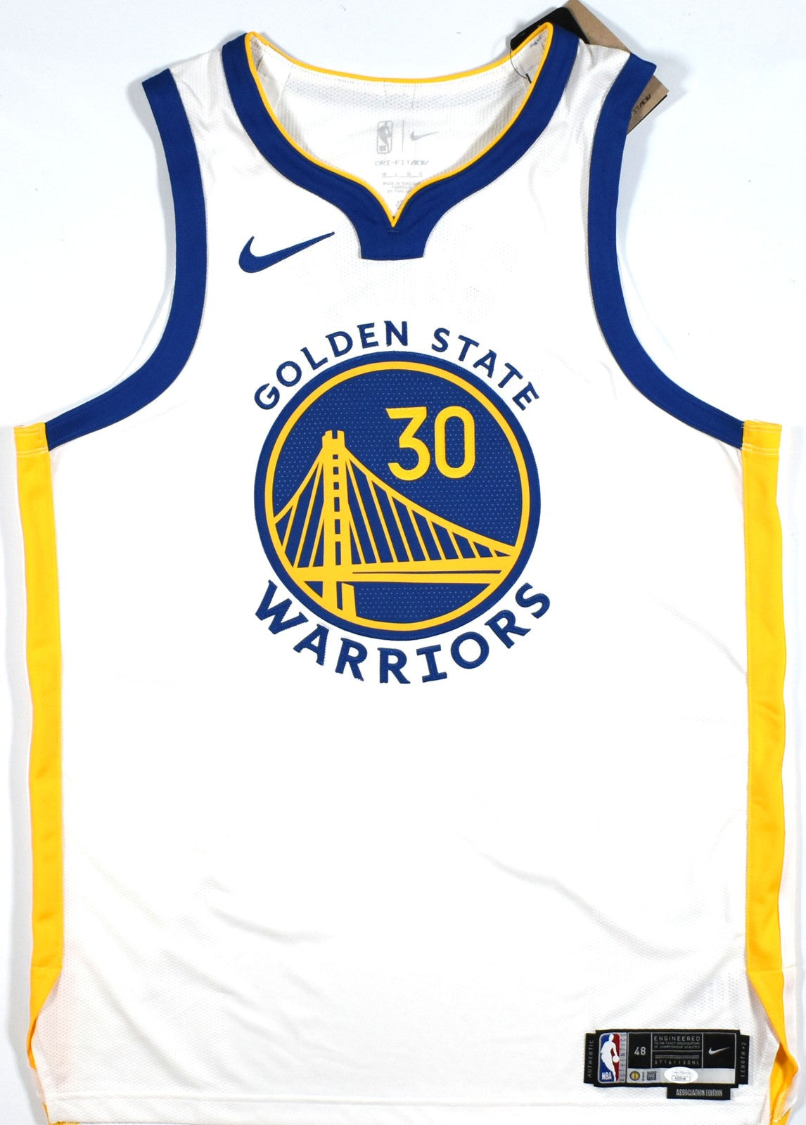Steph Curry Autographed Golden State Warriors Nike Association Jersey