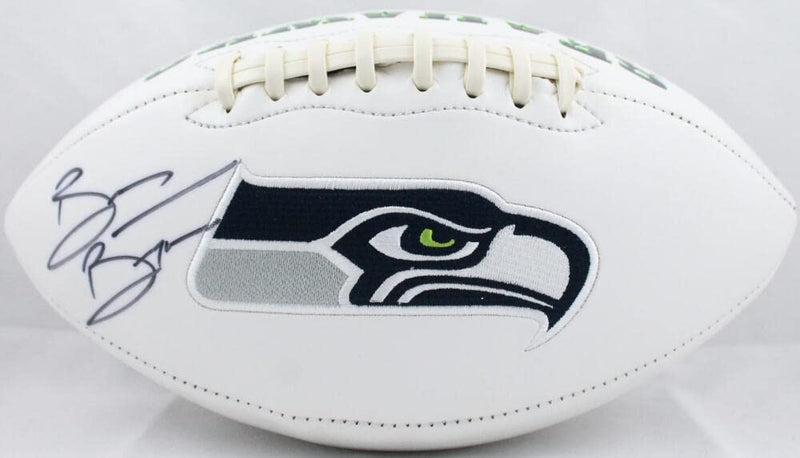 Brian Bosworth Autographed Seattle Seahawks Logo Football
