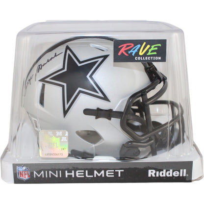 Roger Staubach Autographed Dallas Cowboys Rave Mini Helmet (BAS Witnessed)