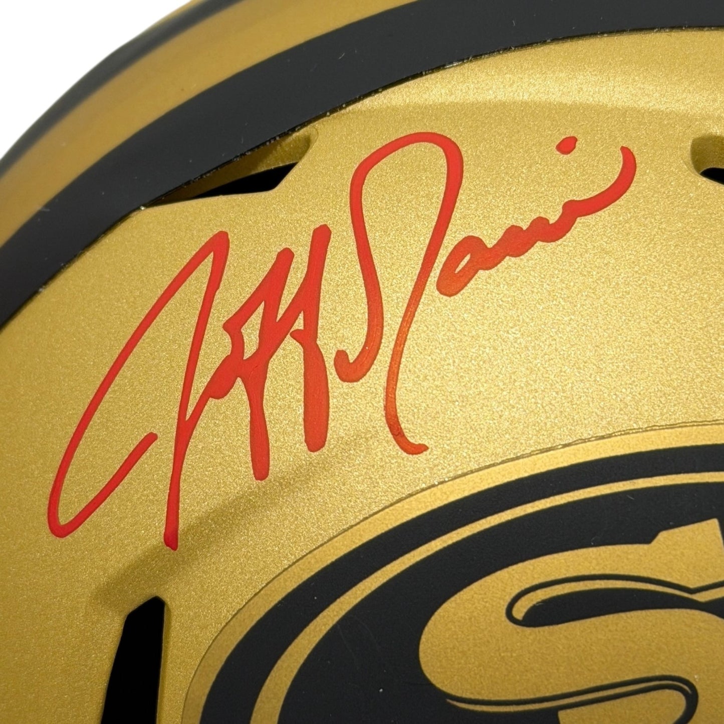 Jeff Garcia Signed San Francisco 49ers Riddell Rave Mini Helmet JSA