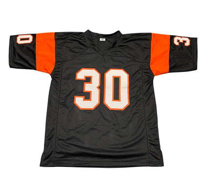 Ickey Woods Signed Cincinnati Bengals Custom Football Jersey BAS