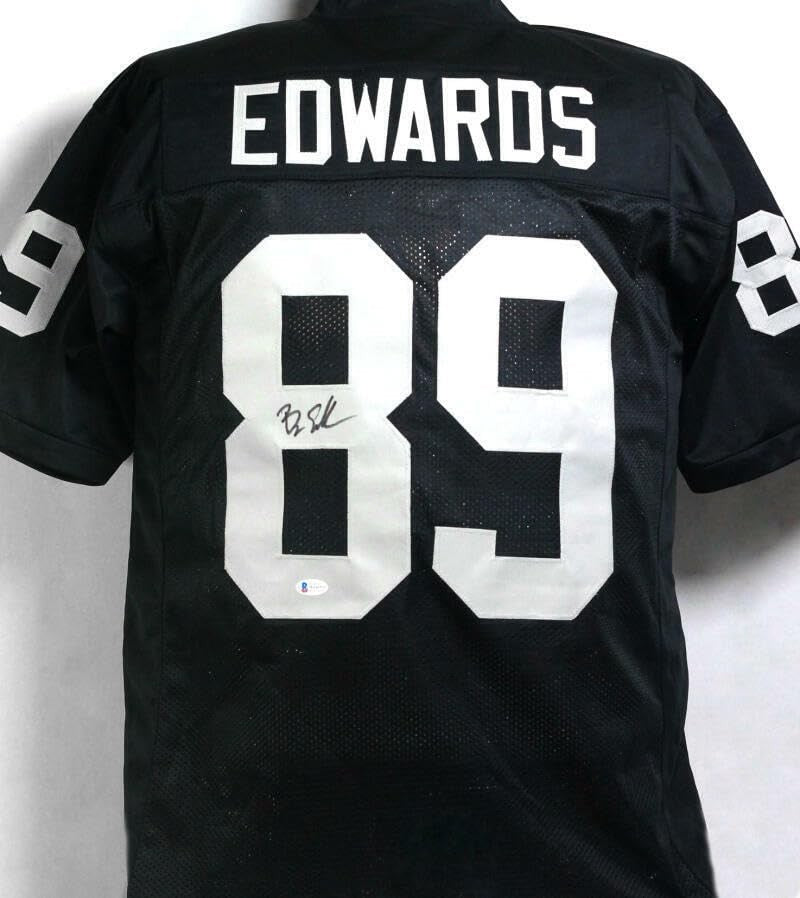 Bryan Edwards Autographed Black Pro Style Jersey