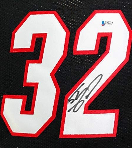 Shaquille O'Neal Signed Miami Custom Basketball Jersey - Black