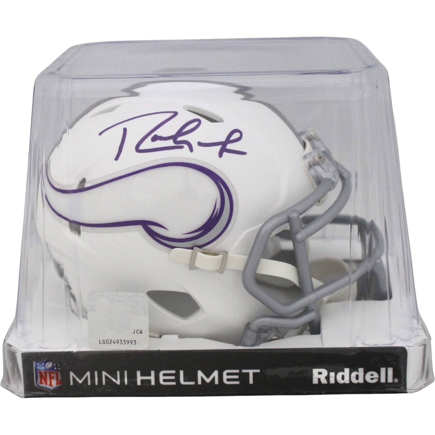 Randy Moss Signed Minnesota Vikings 2024 Alternate Mini Helmet