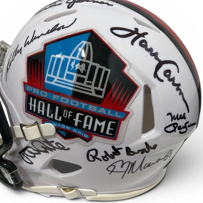 Multi-Signed NFL Hall of Fame Mini Helmet (15 Signatures)