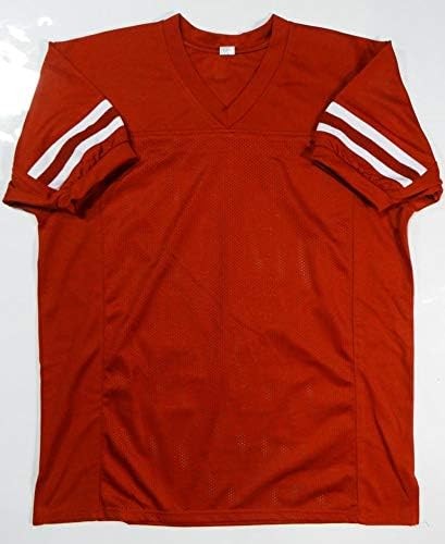 Earl Campbell & Ricky Williams Signed Texas Orange Custom Jersey