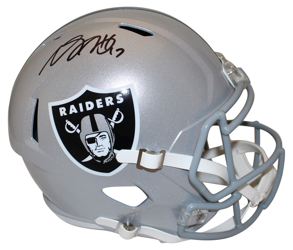 Davante Adams Autographed Las Vegas Raiders Full Size Speed Replica Helmet