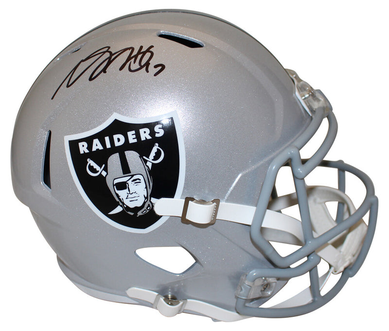 Davante Adams Autographed Las Vegas Raiders Full Size Speed Replica Helmet
