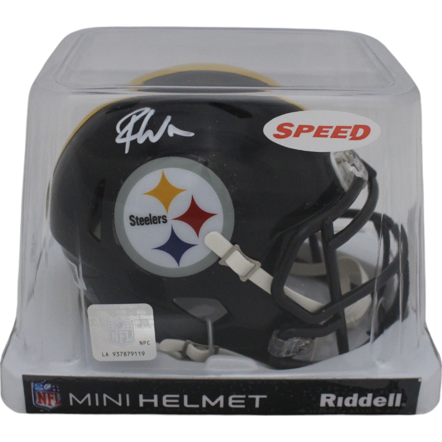 Roman Wilson Signed Pittsburgh Steelers Speed Mini Helmet (Beckett COA)