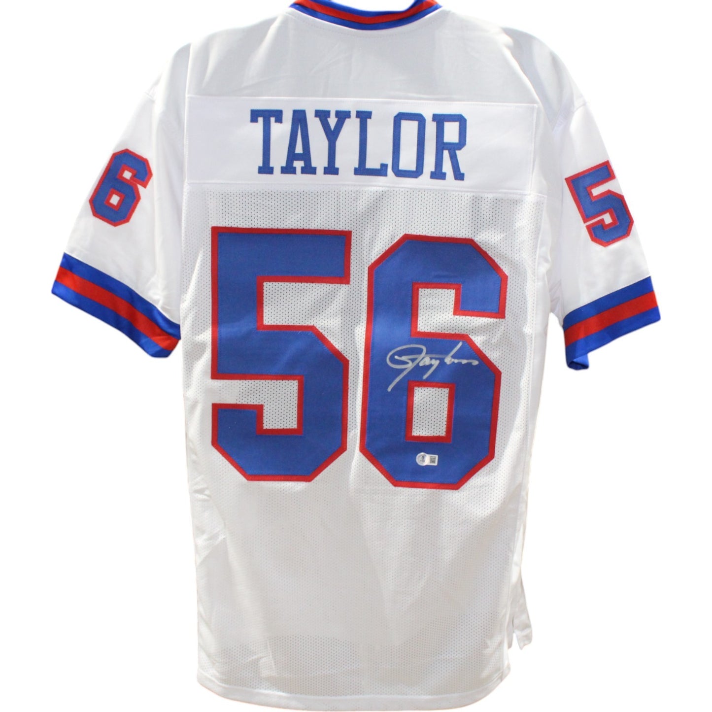 Lawrence Taylor Autographed Custom Pro Style Jersey (White)