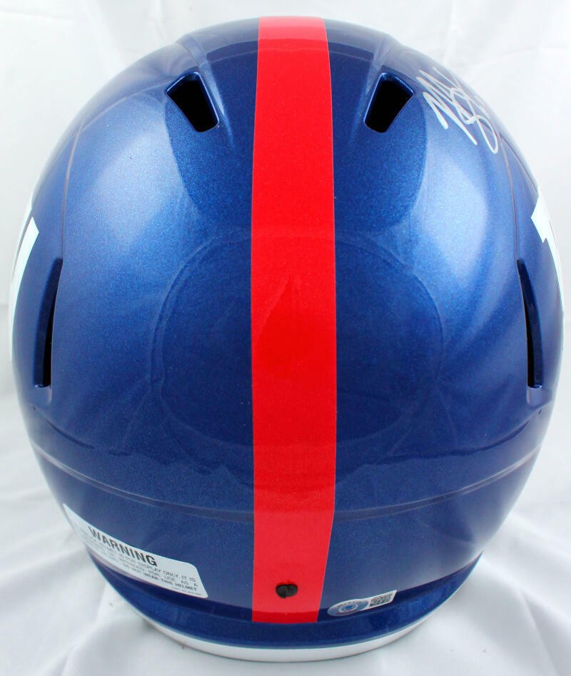 Michael Strahan Signed New York Giants Full Size Speed Helmet HOF Inscribed