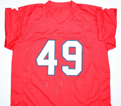 Patrick Willis Autographed Red College Style Jersey