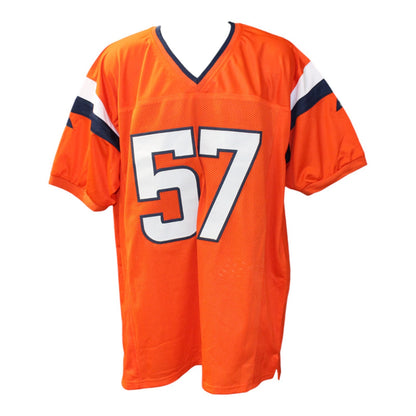 Dre Greenlaw Autographed Orange Custom Jersey