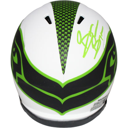 Brian Bosworth Signed Seattle Seahawks Lunar Mini Helmet (Beckett)
