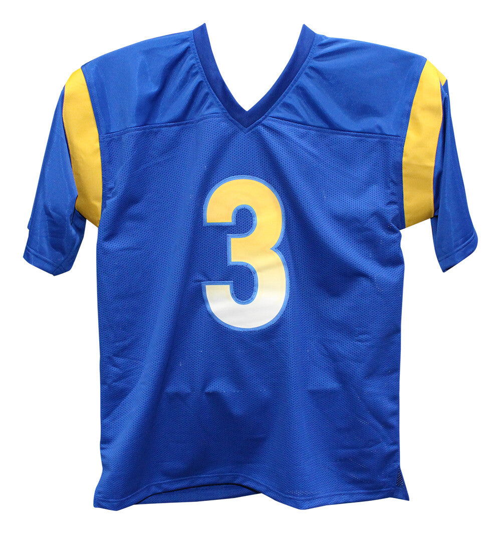 Cam Akers Autographed Los Angeles Rams Custom Jersey (Blue)