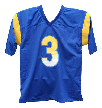 Cam Akers Autographed Los Angeles Rams Custom Jersey (Blue)