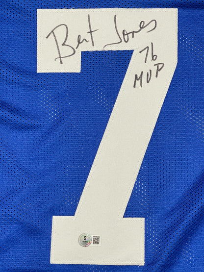 Bert Jones Indianapolis Colts Signed Custom Jersey 76 MVP Beckett COA