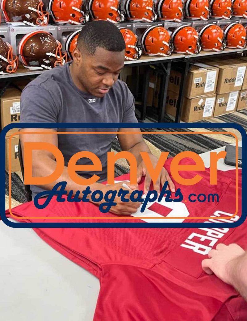 Amari Cooper Signed Alabama Crimson Tide Style Custom Football Jersey
