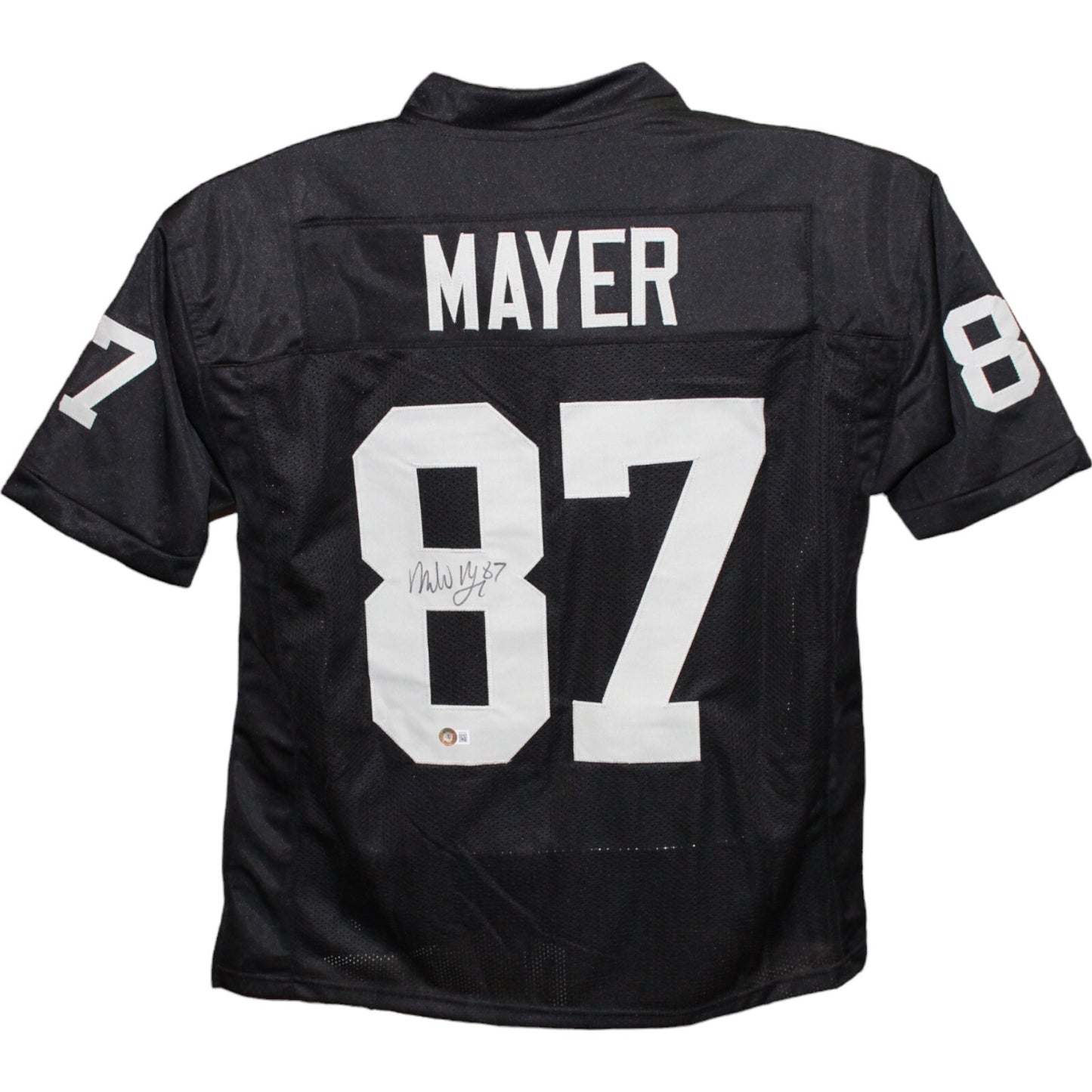 Michael Mayer Autographed Pro Style Black Jersey (Beckett BAS)