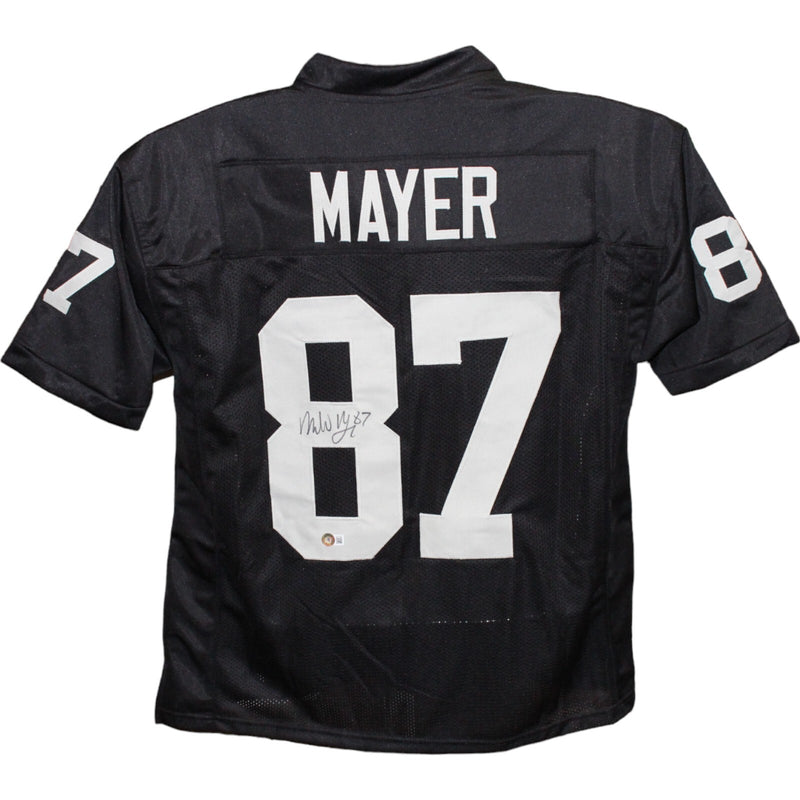 Michael Mayer Autographed Pro Style Black Jersey (Beckett BAS)