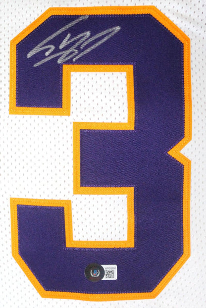 Shaquille O'Neal Signed LSU Tigers White Retro Jersey