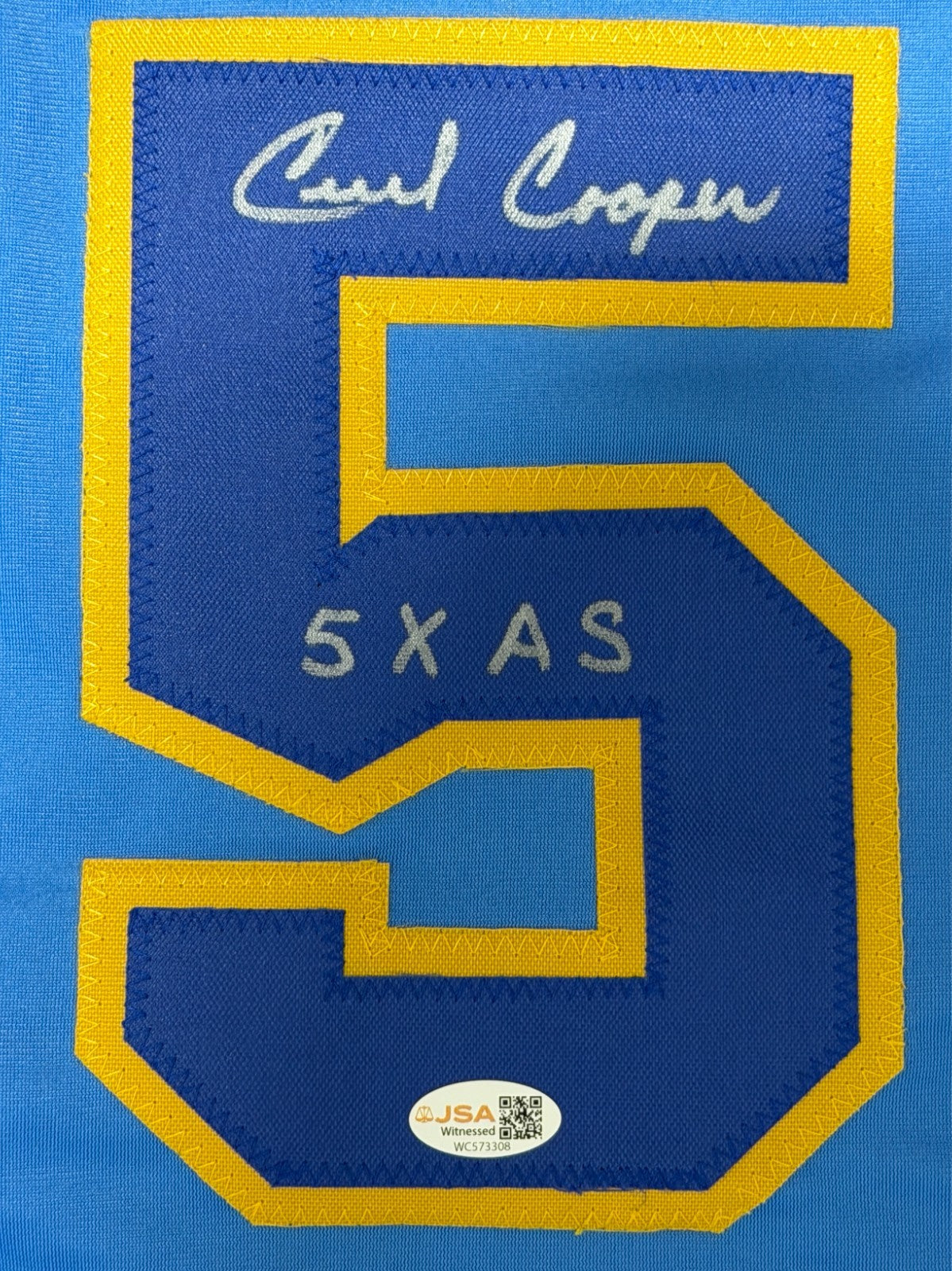 Cecil Cooper Signed Milwaukee Brewers Custom Jersey (JSA Witnessed)
