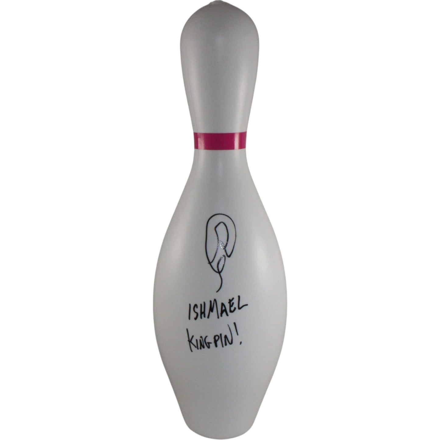 Randy Quaid Signed "Kingpin" Inscribed Plastic Bowling Pin