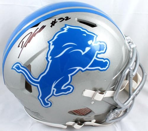 D'Andre Swift Signed Detroit Lions Full Size Speed Authentic Helmet