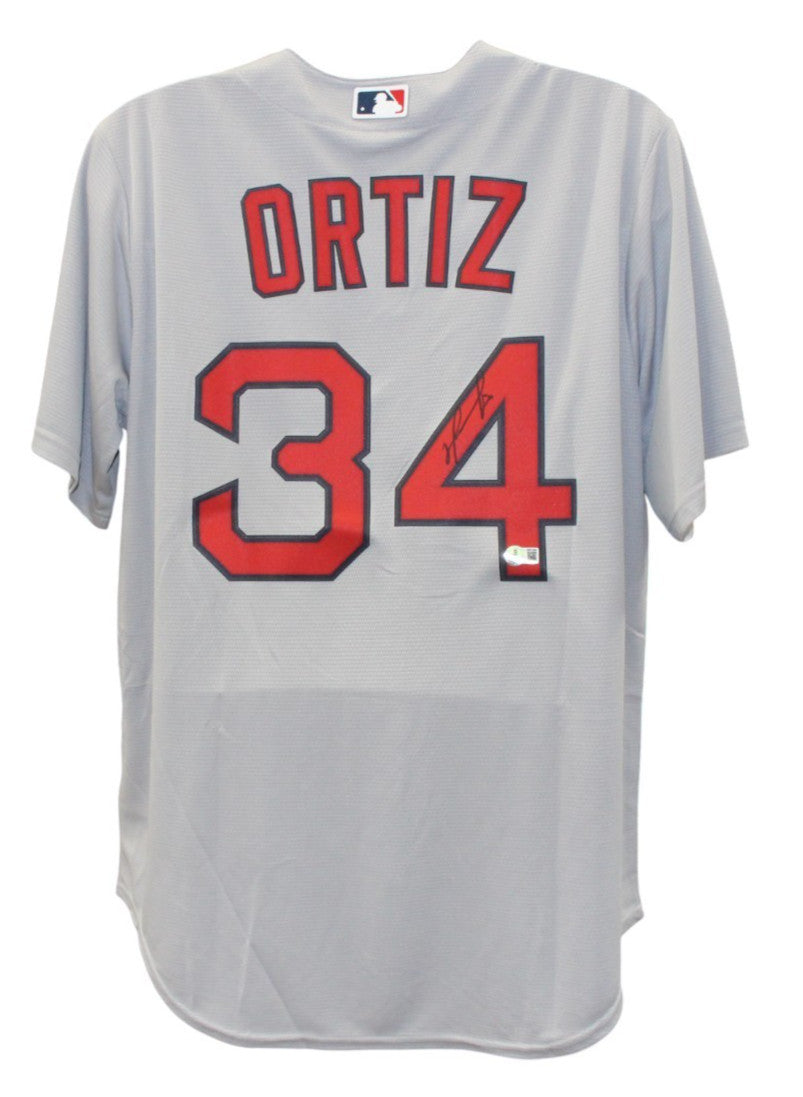 David Ortiz Autographed Boston Red Sox Nike Replica Jersey