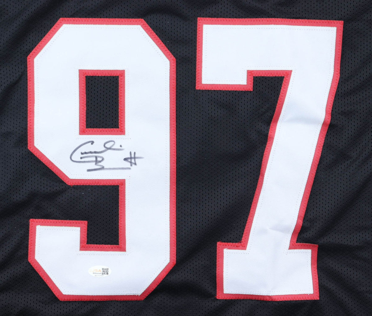 Cornelius Bennett Autographed Atlanta Falcons Black Custom Jersey