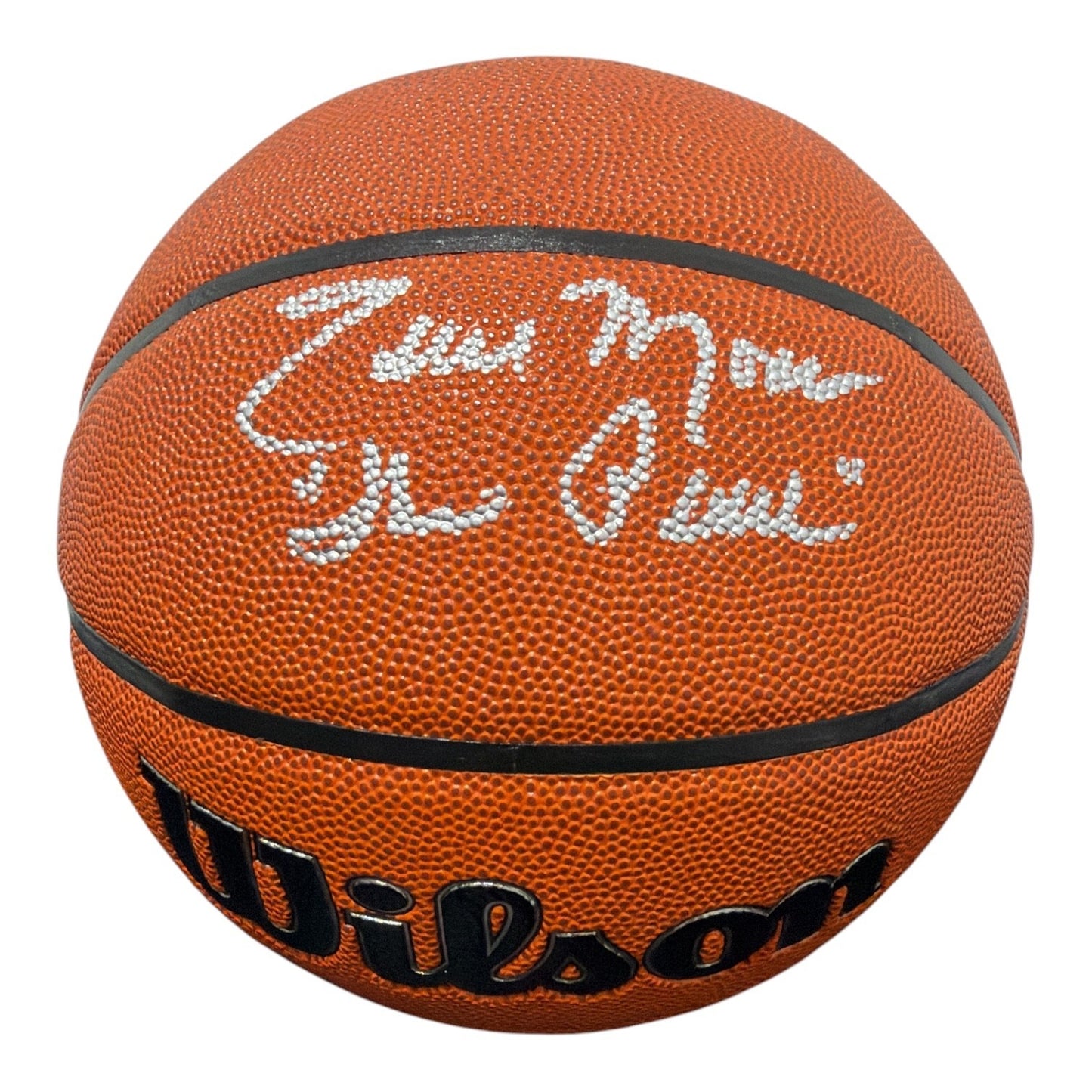 Earl Monroe Signed Wilson NBA Basketball - "The Pearl" Inscription